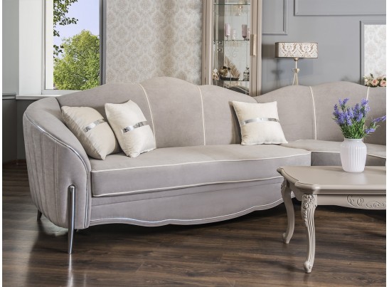 Диван GRAVITA угловой 3-У-1, серый серебро в Каменске-Уральском