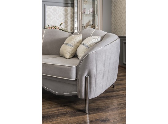 Диван GRAVITA угловой 3-У-1, серый серебро в Каменске-Уральском