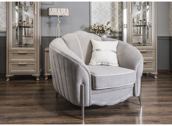 Комплект мягкой мебели GRAVITA, серый серебро в Каменске-Уральском