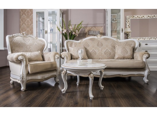 Диван Натали, белый глянец в Каменске-Уральском