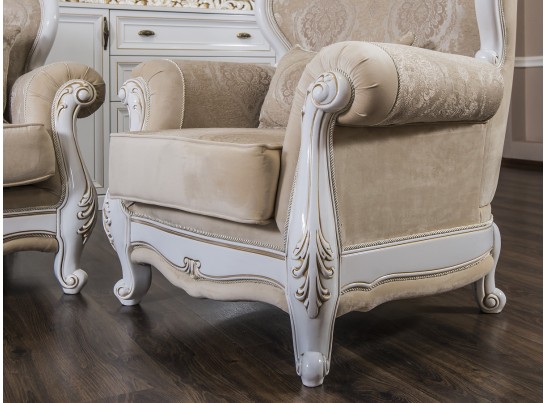 Комплект мягкой мебели Натали, белый глянец в Каменске-Уральском