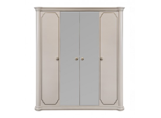 Шкаф 4-х дверный Лали, бежевый в Каменске-Уральском