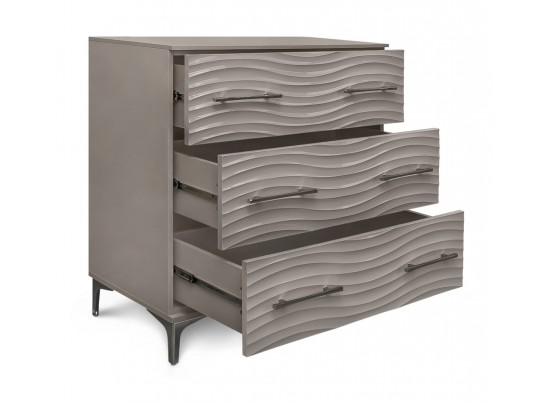 Комод Гравита, серый камень глянец в Каменске-Уральском