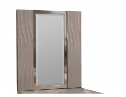 Зеркало Гравита для прикроватной тумбы, серый камень глянец