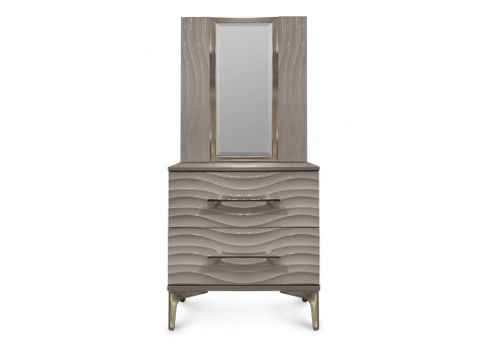 Тумба Гравита, серый камень глянец в Каменске-Уральском