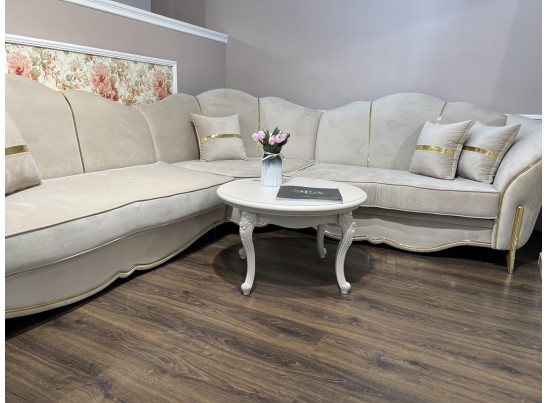 Столик круглый Мокко, бежевый в Каменске-Уральском