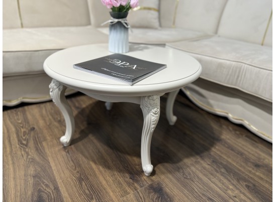 Столик круглый Мокко, бежевый в Каменске-Уральском