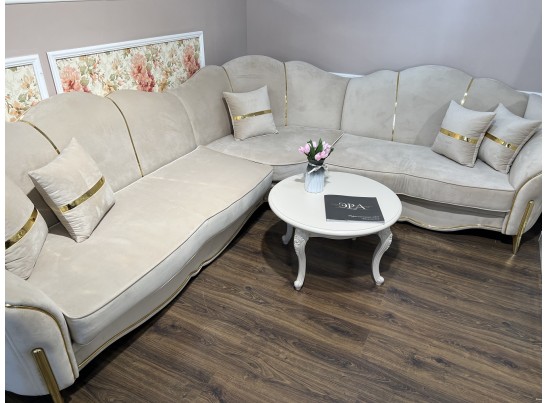 Столик круглый Мокко, бежевый в Каменске-Уральском