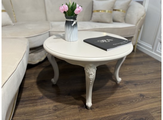 Столик круглый Мокко, бежевый в Каменске-Уральском