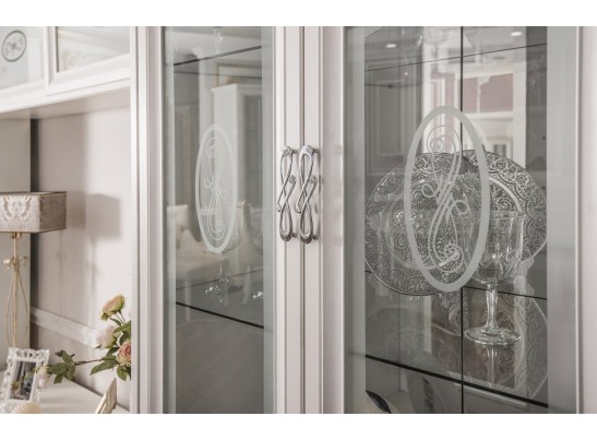 Гостиная Мишель 1+1, белая матовая