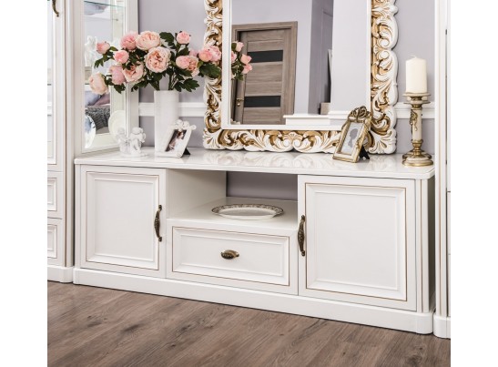 Гостиная Натали 1+1, белый глянец