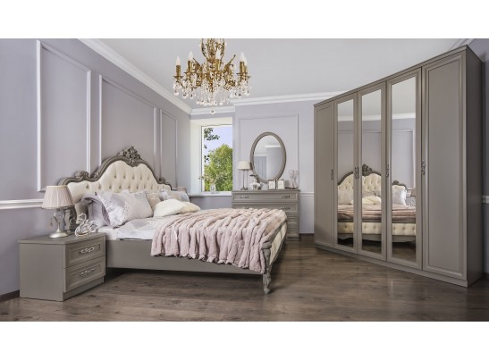 Тумба Мишель Лайт серый камень