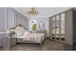 Спальня Мишель Лайт 5-ств серый камень