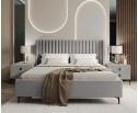 Кровать Стелла 180x200 см светло серый камень