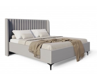 Кровать Стелла 180x200 см светло серый камень