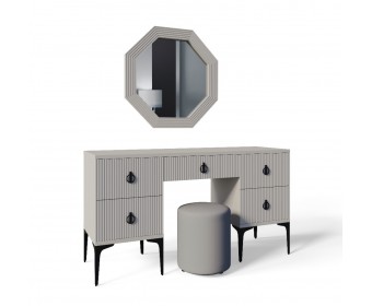 Туалетный столик Стелла светло серый камень