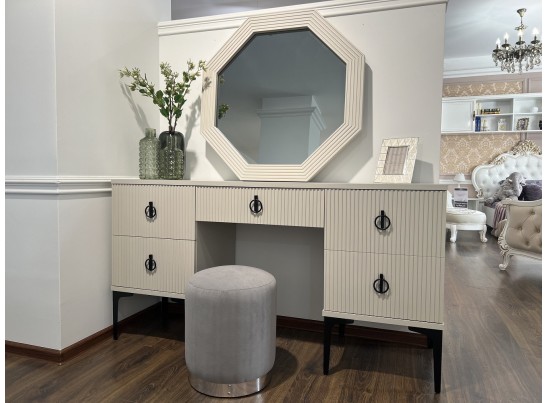 Спальня Стелла 4-ств 160 светло серый камень