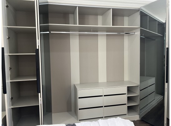 Спальня Стелла 6-ств 180 светло серый камень