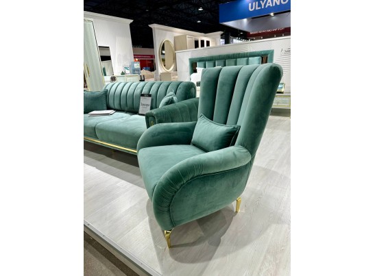 Кресло Замира оливковый