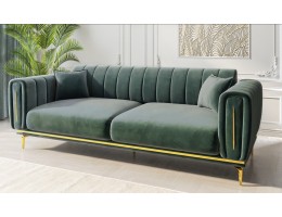 Диван Замира оливковый 