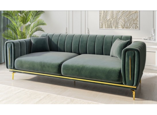 Диван Замира оливковый