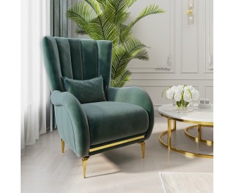 Комплект мягкой мебели Замира, оливковый 