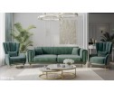 Комплект мягкой мебели Замира, оливковый