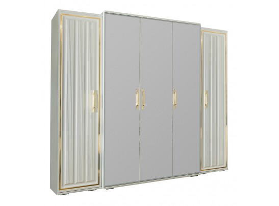 Шкаф Замира 5-дверный оливковый в Каменске-Уральском