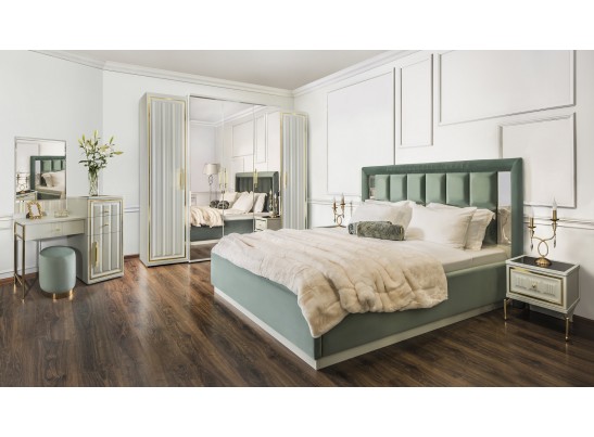 Шкаф Замира 5-дверный оливковый в Каменске-Уральском