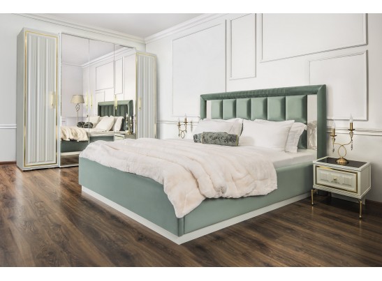 Кровать Замира 180x200 см оливковый в Каменске-Уральском