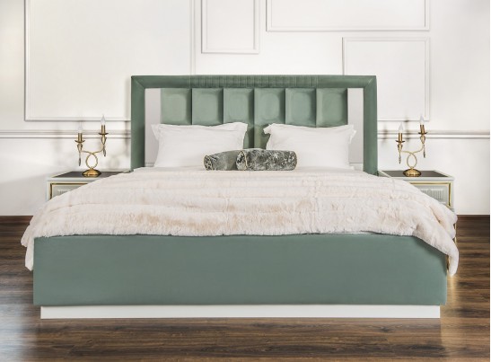 Кровать Замира 180x200 см оливковый в Каменске-Уральском