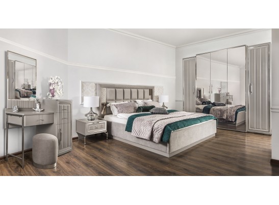 Шкаф Замира 5-дверный серый камень в Каменске-Уральском