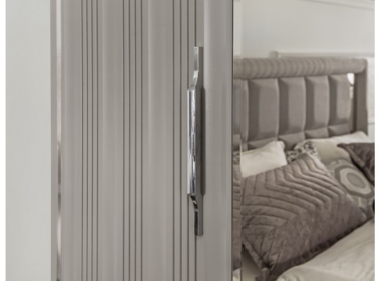 Шкаф Замира 5-дверный серый камень в Каменске-Уральском