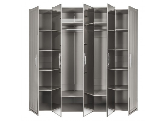 Шкаф Замира 5-дверный серый камень в Каменске-Уральском
