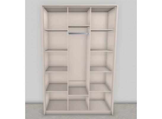 Шкаф LARA 3-дверный белый глянец в Каменске-Уральском