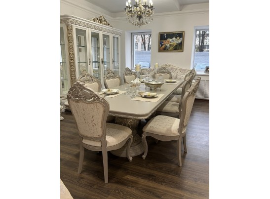 Стол Лали прямоугольный серый камень в Каменске-Уральском