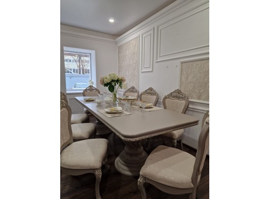 Стол Лали прямоугольный серый камень в Каменске-Уральском