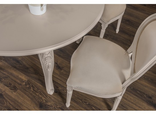 Стол Мокко круглый бежевый в Каменске-Уральском