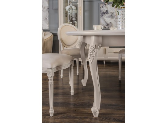 Стол Мокко круглый бежевый в Каменске-Уральском