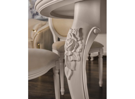 Стол Мокко круглый бежевый в Каменске-Уральском