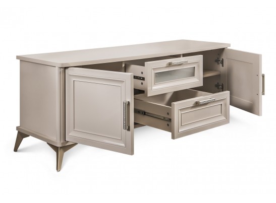 Тумба Нонна бежевый глянец в Каменске-Уральском