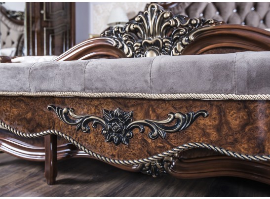 Банкетка Джоконда корень дуба глянец в Каменске-Уральском