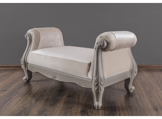 Оттоманка Мокко с двумя подлокотниками серый камень в Каменске-Уральском