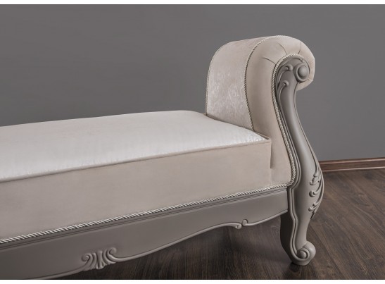 Оттоманка Мокко с двумя подлокотниками серый камень в Каменске-Уральском