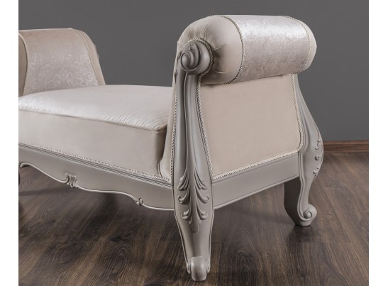 Оттоманка Мокко с двумя подлокотниками серый камень в Каменске-Уральском