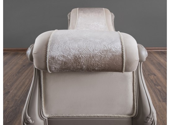 Оттоманка Мокко с двумя подлокотниками серый камень в Каменске-Уральском