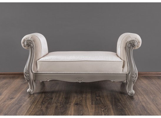 Оттоманка Мокко с двумя подлокотниками серый камень в Каменске-Уральском