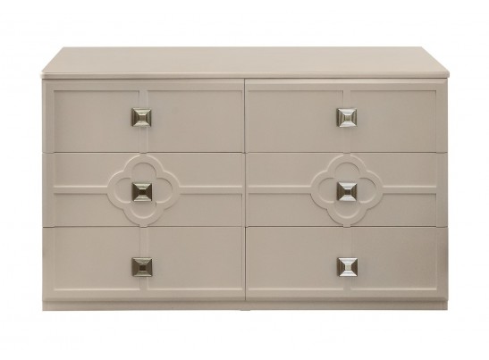 Комод Фелисия 6 ящиков мокко