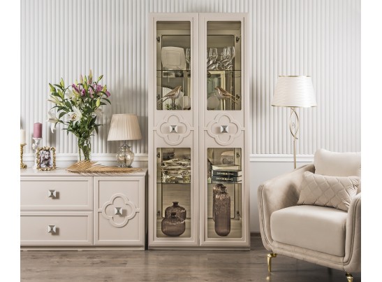 Витрина Фелисия 2-ств мокко