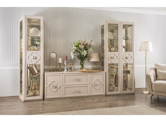 Гостиная Фелисия 1+тв+2 мокко